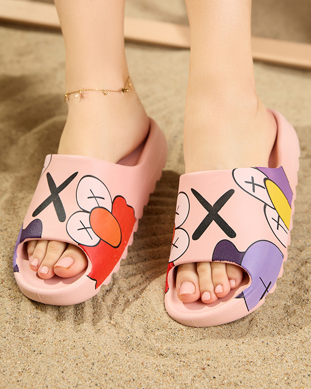 Resti Elmino růžové dámské pantofle