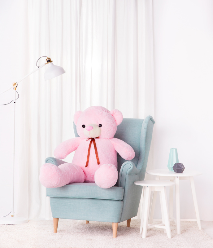 Tomido Růžový plyšový medvěd VALOR 130 cm