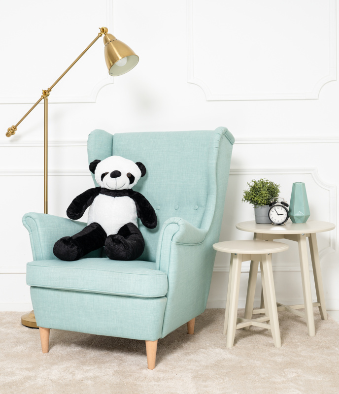 Tomido Plyšová panda 90 cm bílo-černá