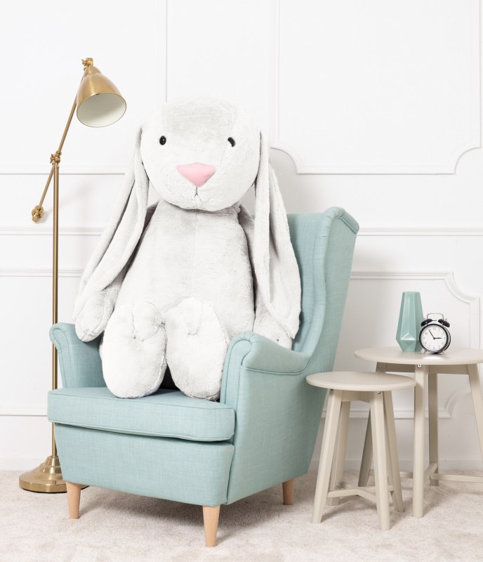 Velký plyšový králík FIGO bílý 160 cm