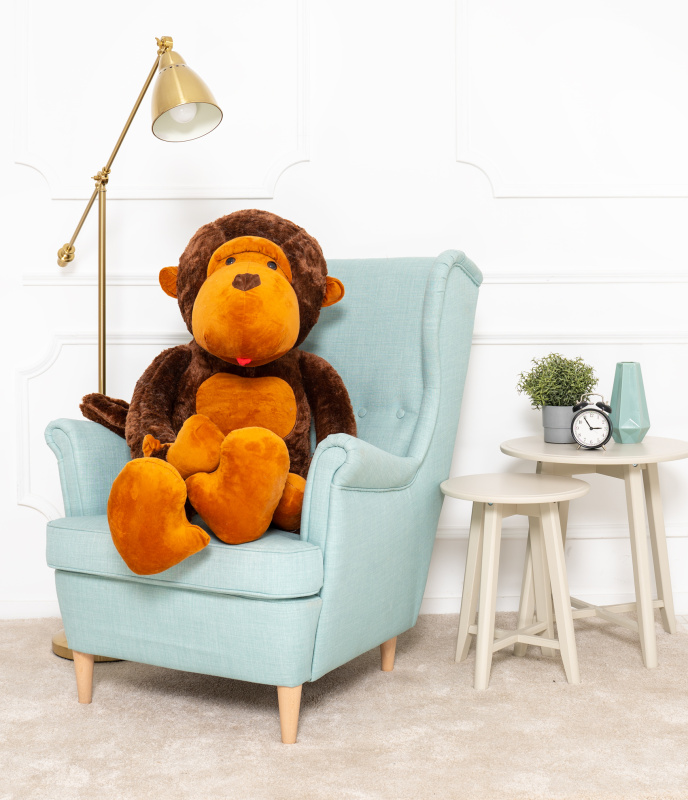 Velká plyšová opice 130 cm