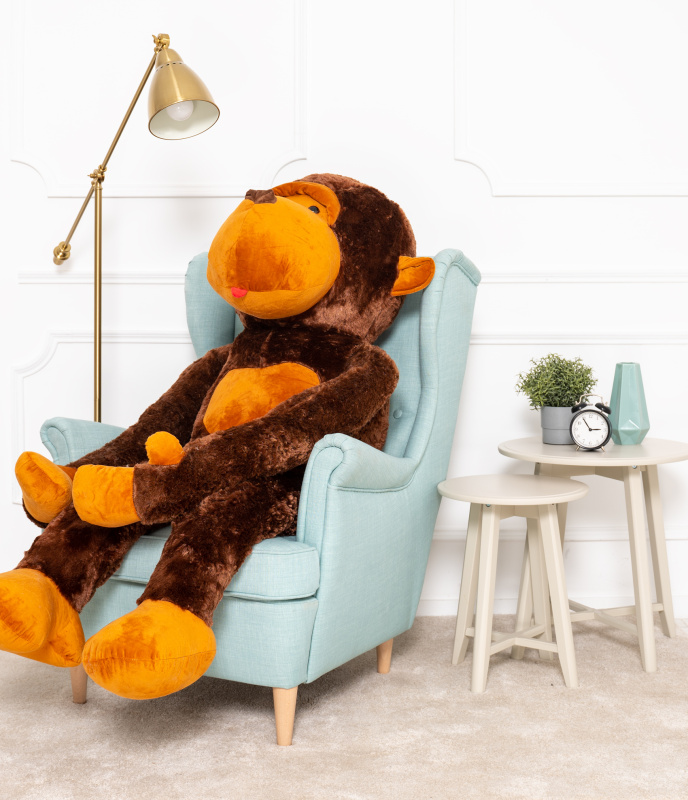 Velká plyšová opice 160 cm