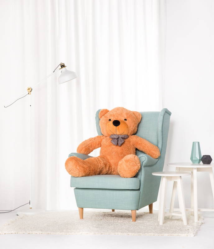 Tomido Plyšový medvěd Classico 140 cm medový