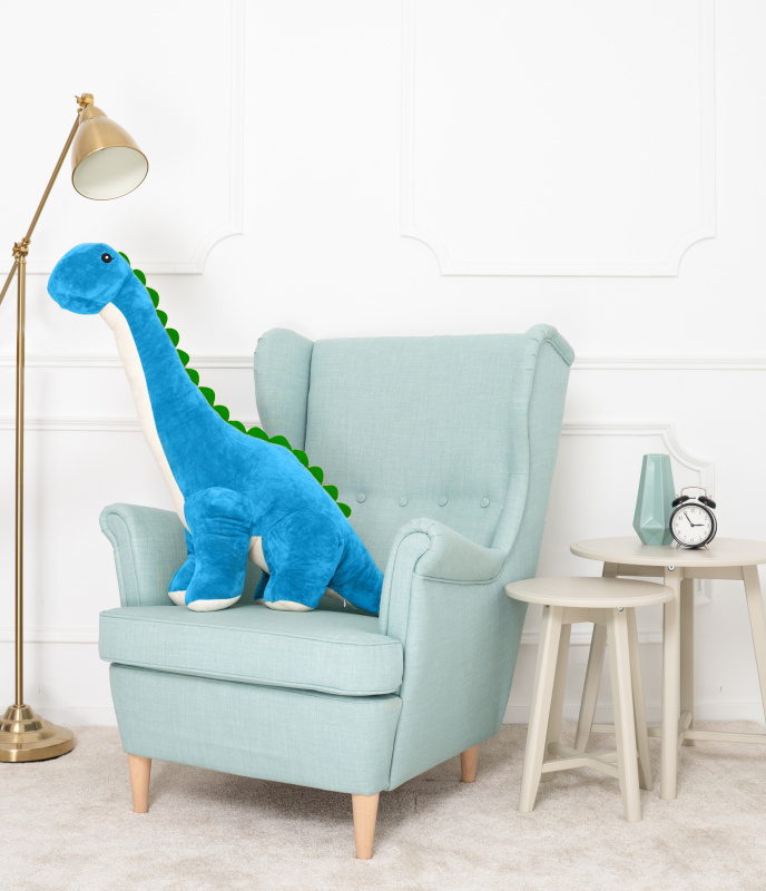 Dinosaurus Tobi modrý 110 cm