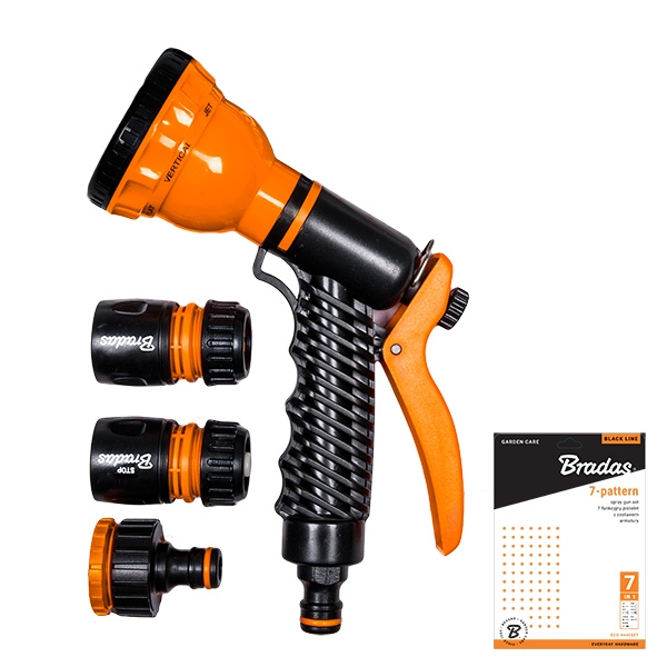 BRADAS Zalévací pistole ECO - 7 funkcí komplet pro hadici 1/2"