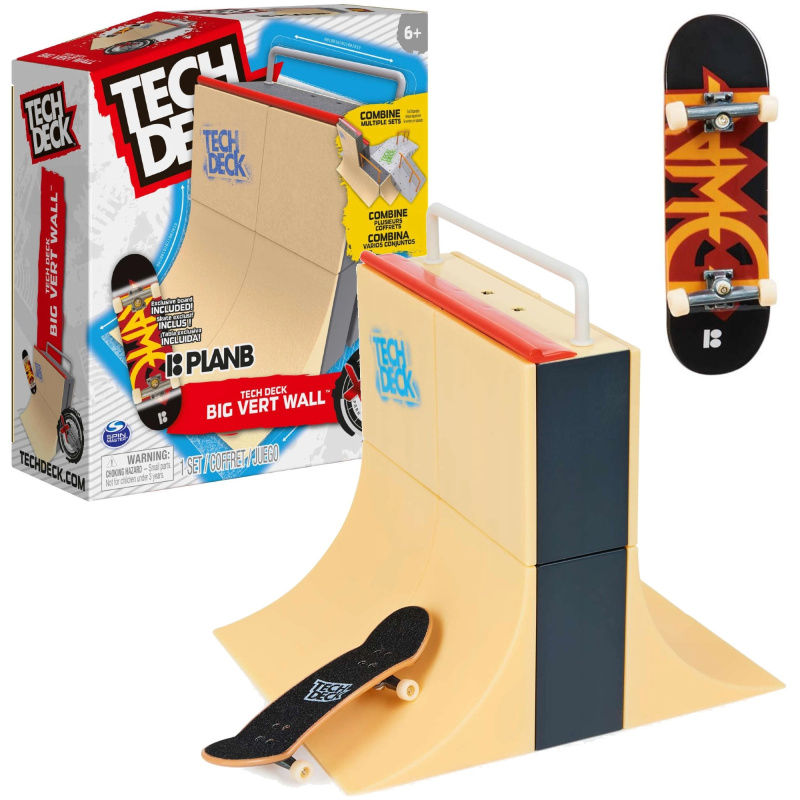 Tech Deck rampa Big Vert Wall s fingerboardem