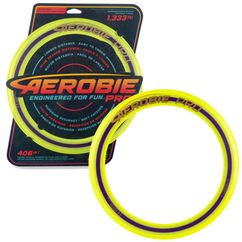 Aerobie Pro házecí kruh Spin Master žlutý 33 cm