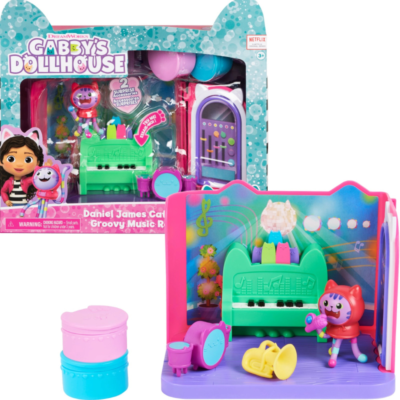 Kocí domek GABBY – hudební pokoj DJ Catnip