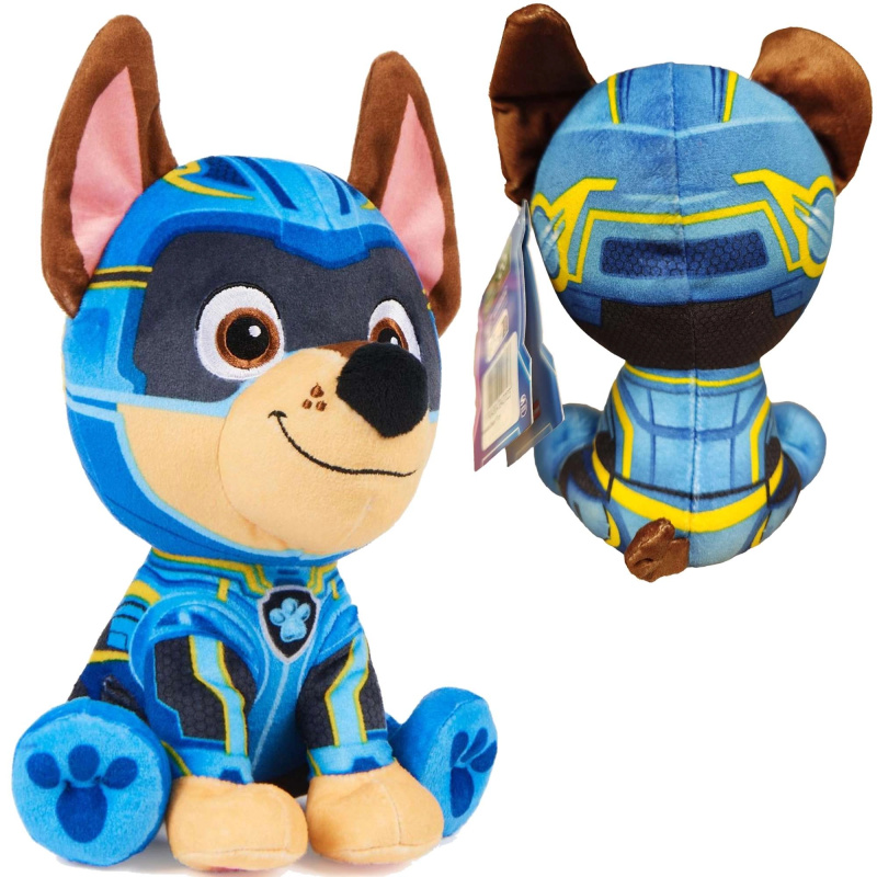 Plyšák Chase PAW PATROL Mighty Movie 17 cm