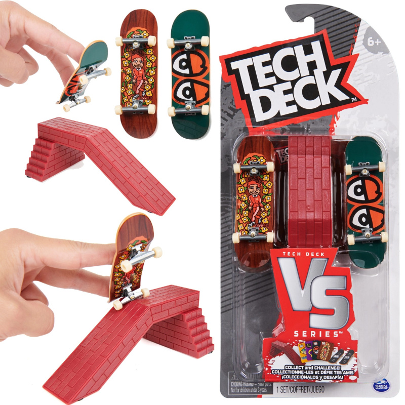 Tech Deck VS Series Krooked fingerboard set s překážkou, 2 ks