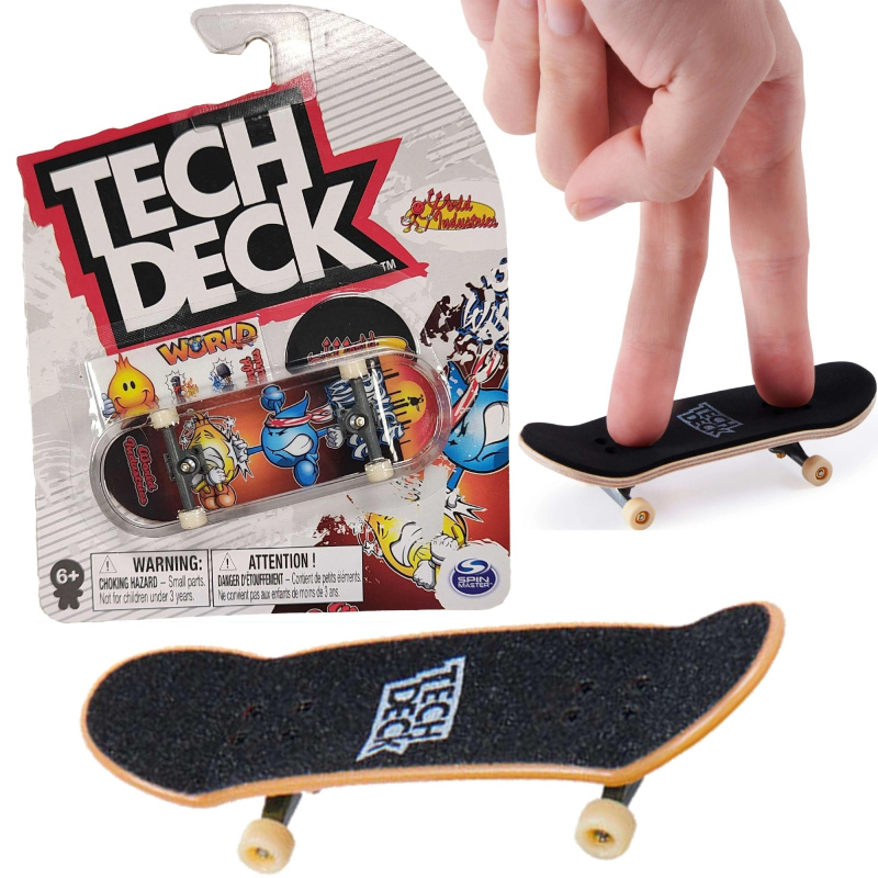 Tech Deck fingerboard World Industries Kapky + samolepky