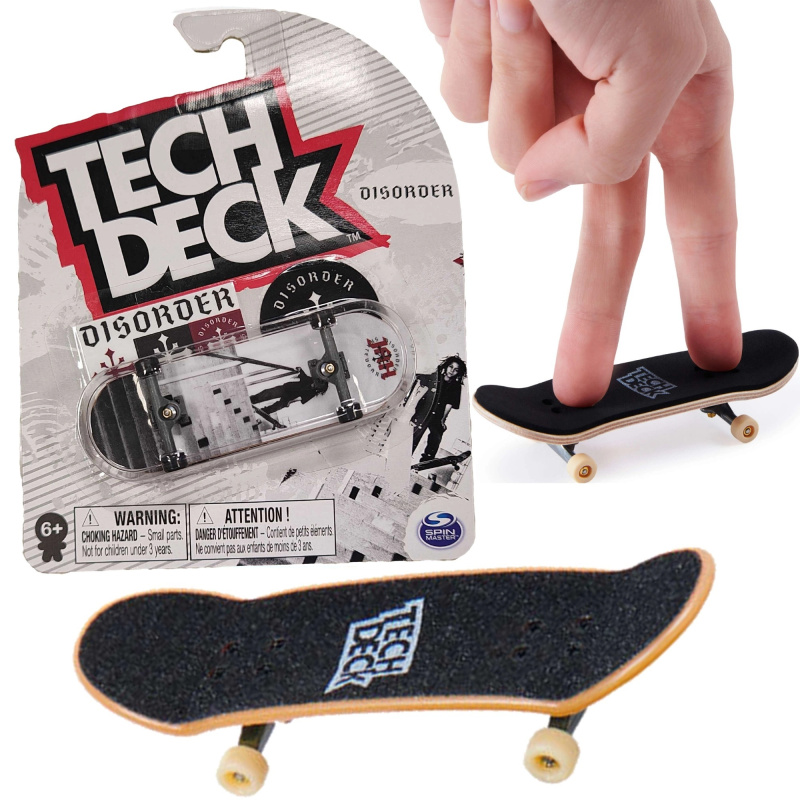 Fingerboard Tech Deck Disorder se schody a samolepkami