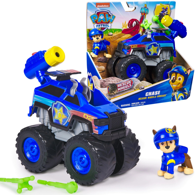 Paw Patrol Rescue Wheels – terénní vůz Chase s figurkou
