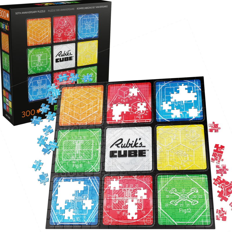 Puzzle RUBIK’S CUBE 50. výročí – 300 dílků