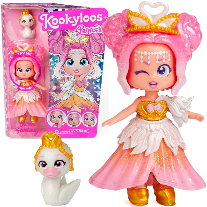 KookyLoos figurka Princess Swan Fantasy s doplňky