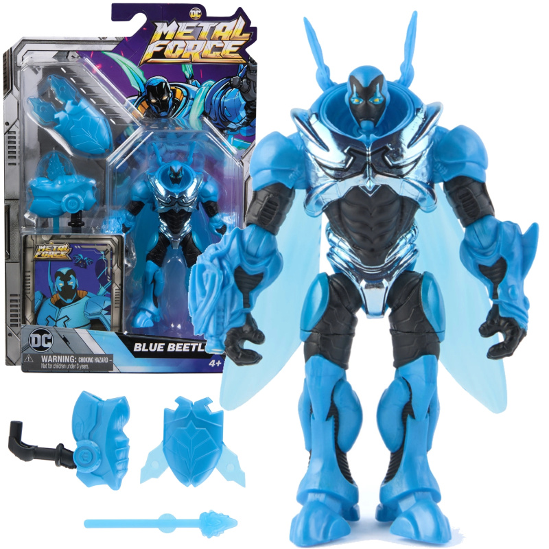Akční figurka BLUE BEETLE 12 cm – DC Comics Metal Force