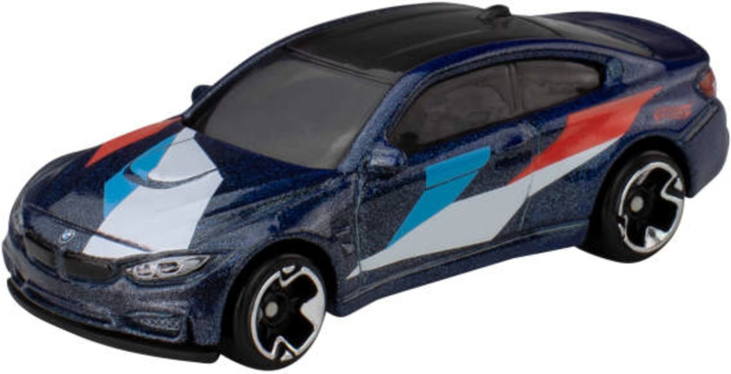 Hot Wheels stříbrné auto BMW M4 – sběratelský model
