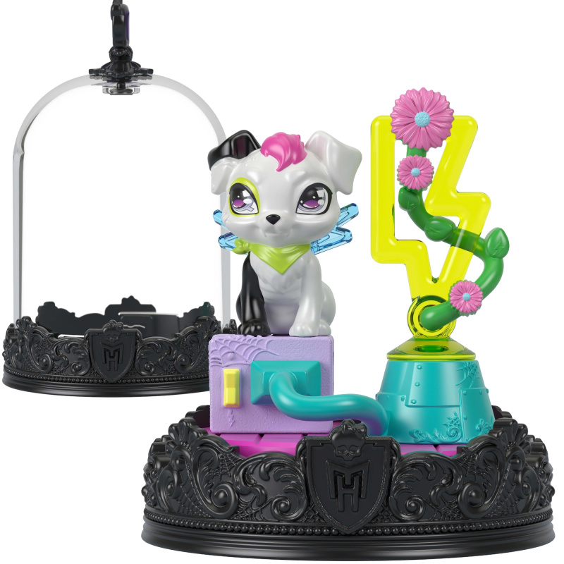Monster High figurka na klíčenku Watzie s doplňky