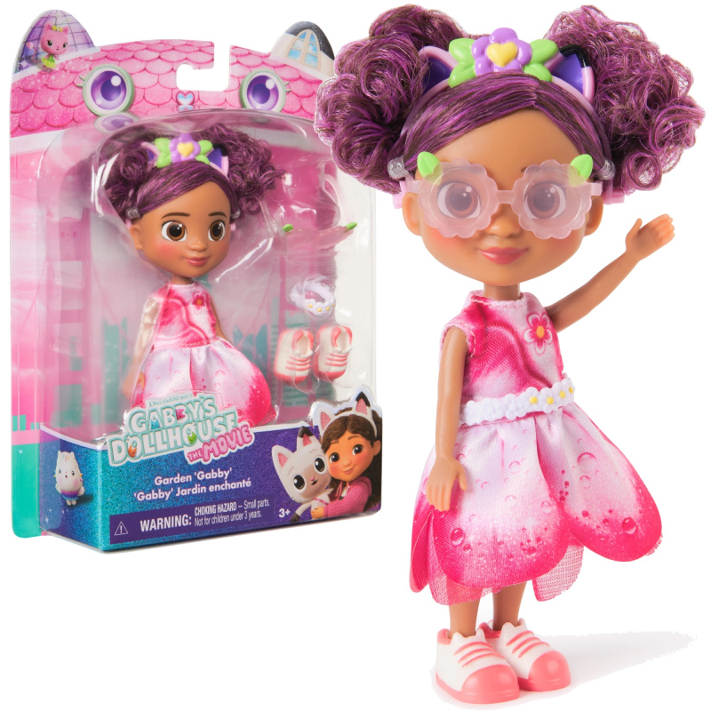 Koci domek GABBY Movie – zahradní set s panenkou a doplňky