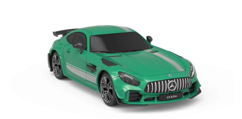 Reel Toys Mercedes-Benz AMG GT R PRO RC auto na dálkové ovládání 1:24 zelené 17 cm