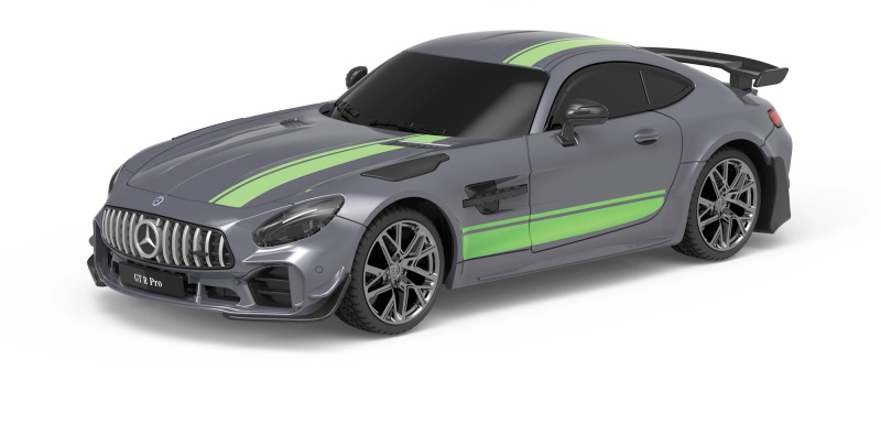 Mercedes-Benz AMG GT R PRO RC sportovní auto na dálkové ovládání 1:24, stříbrné, 17 cm