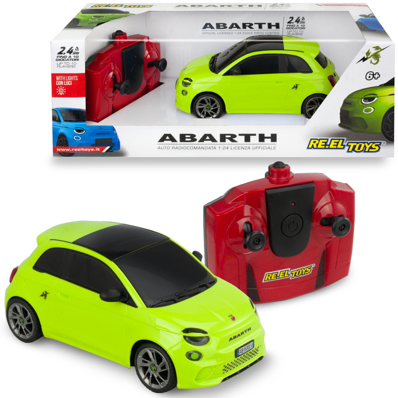 RC auto Abarth 500e 1:24 na dálkové ovládání, zelené - 1 kus