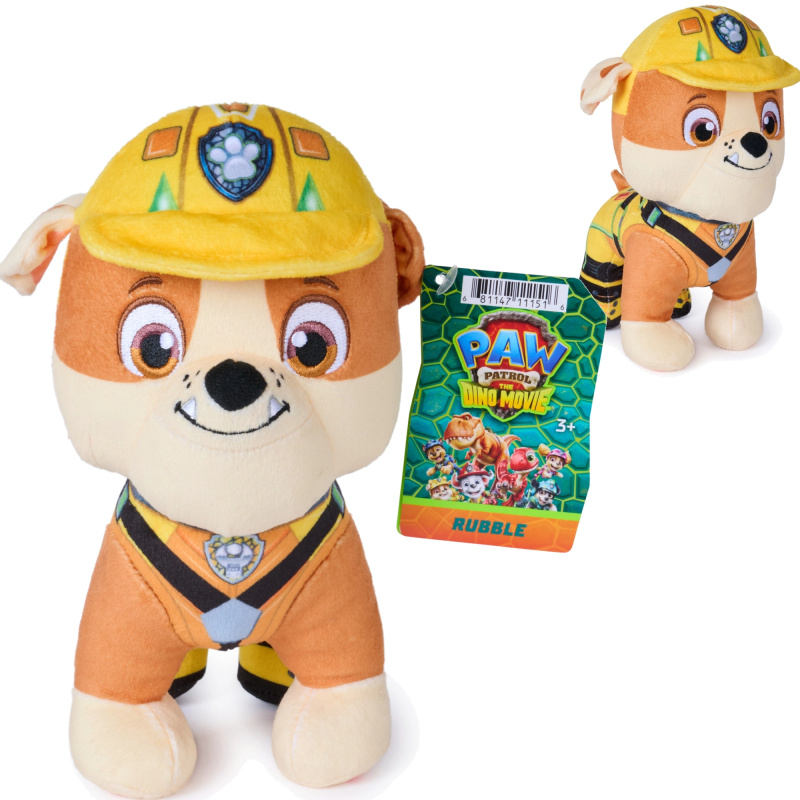 Paw Patrol plyšák Rubble dino film 20 cm