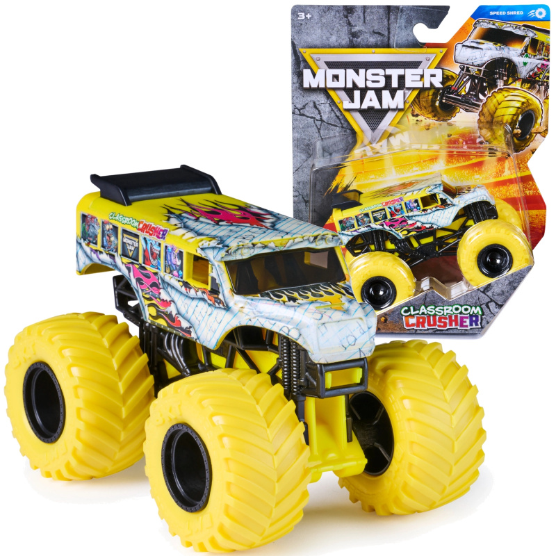 Monster Jam monster truck Classroom Crusher 1:64 (série 46) - 1 kus