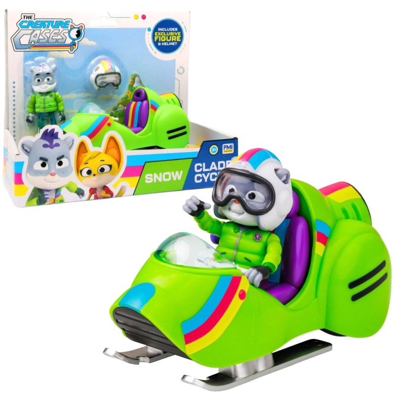 PMI The Creature Cases zwierzęce zagadki figurka Sam Snow a sněžný motocykl