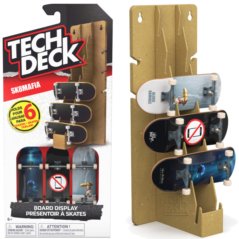 Tech Deck Sk8Mafia stojan na fingerboardy se 3 prkénky - 3 ks