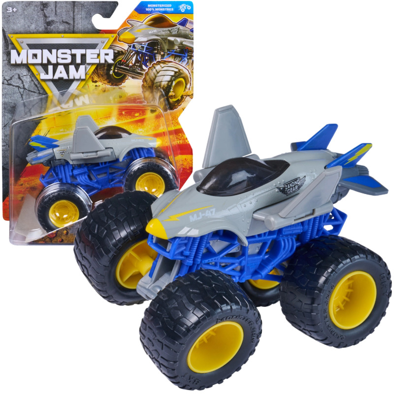 Monster Jam Landing Gear monster truck v měřítku 1:64