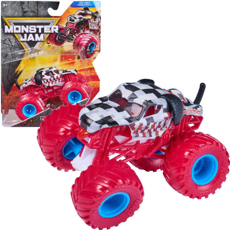 Monster Jam Monster Mutt Dalmatian monster truck v měřítku 1:64