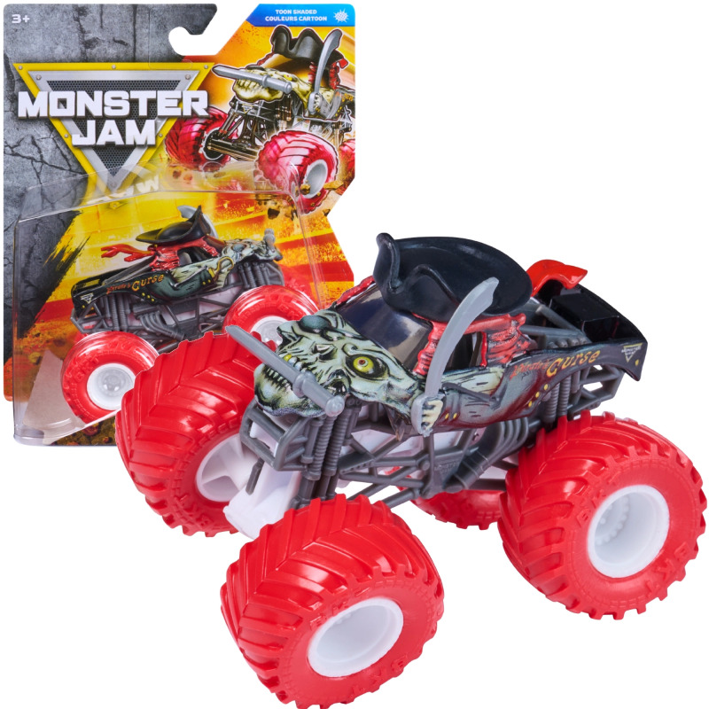 Monster Jam monster truck Pirate's Curse v měřítku 1:64