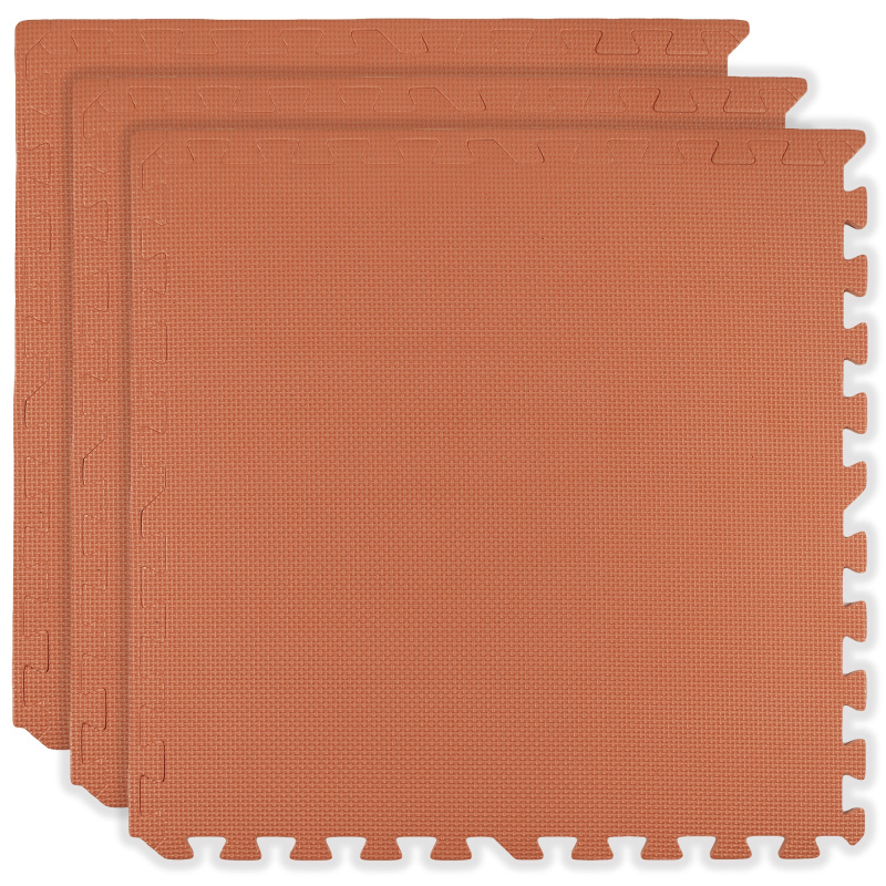 Pěnová podložka HUMBI 180 × 60, velké voděodolné puzzle, bezpečné, 3 ks, oranžová