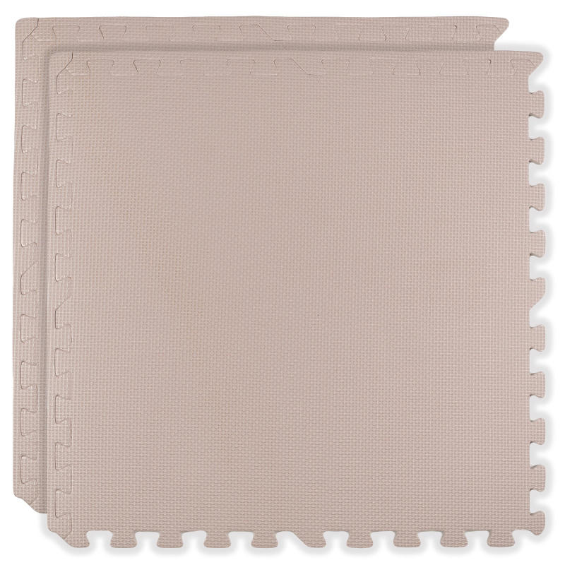 Pěnová podložka HUMBI 120 × 60 cm – velké voděodolné pěnové puzzle, bezpečné, 2 ks, světle růžová