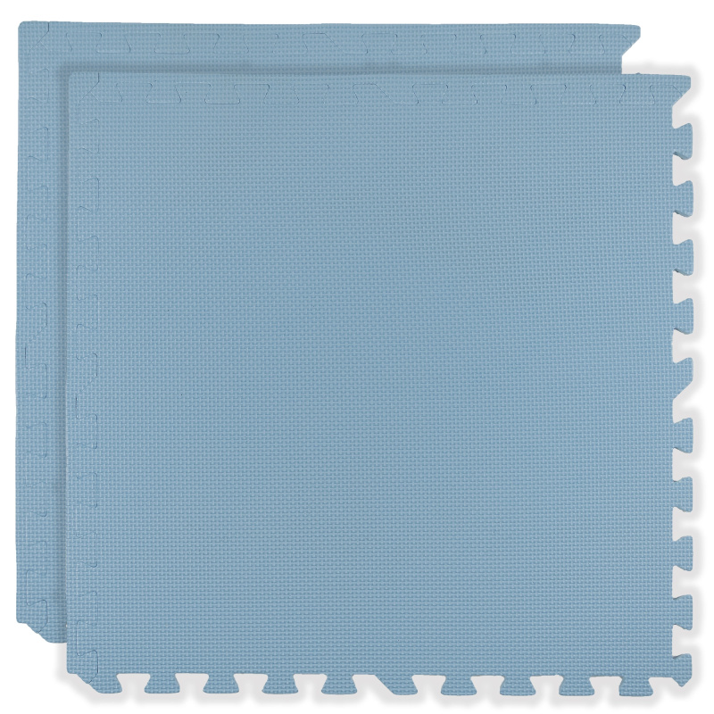 Pěnová podložka HUMBI 120 × 60 cm – velké voděodolné pěnové puzzle, 2 ks, světle modrá