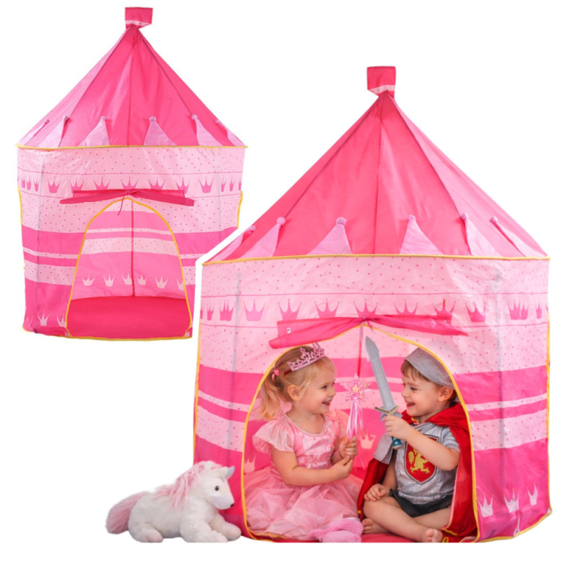 Lean Toys Stan Princess Palace Pro Děti Zahrada Crown Pink