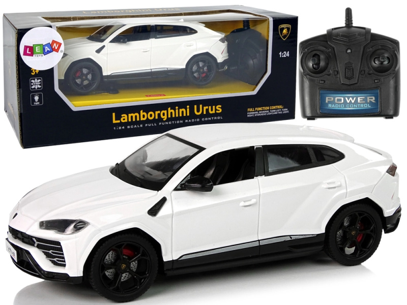 R/C auto 1:24 Lamborghini Urus bílé 2.4 G Světla