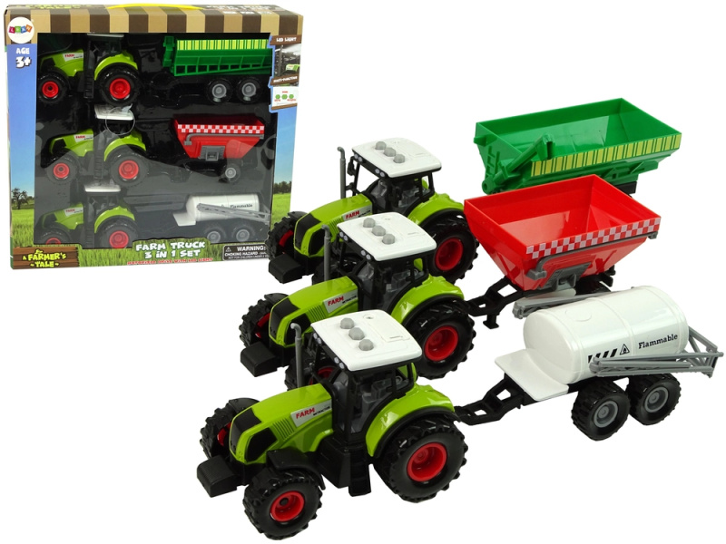 Shumee Sada tří traktorů Návěsy Postřikovač Farm Tractor