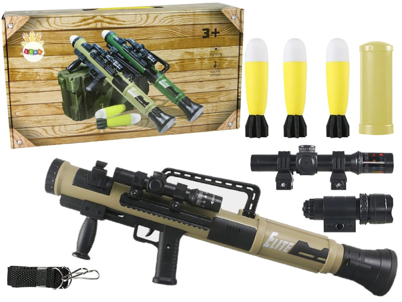 RPG granátomet Střely Light Sound Brown