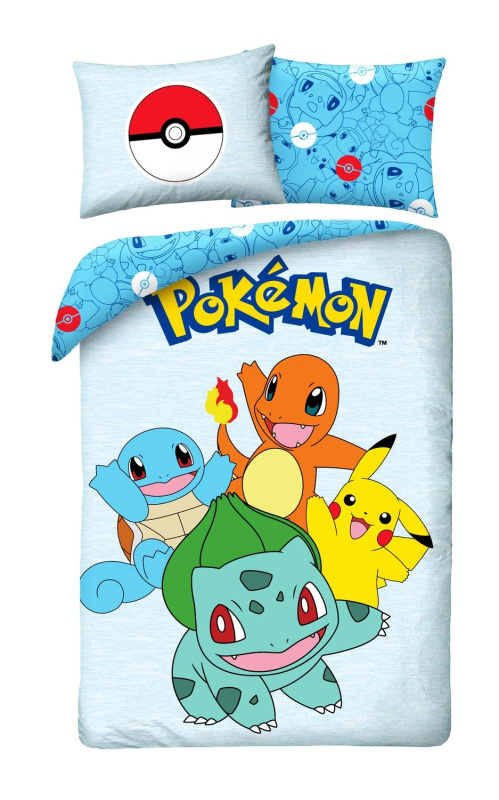 Pokémon bavlněné povlečení 140 × 200 cm + 70 × 90 cm