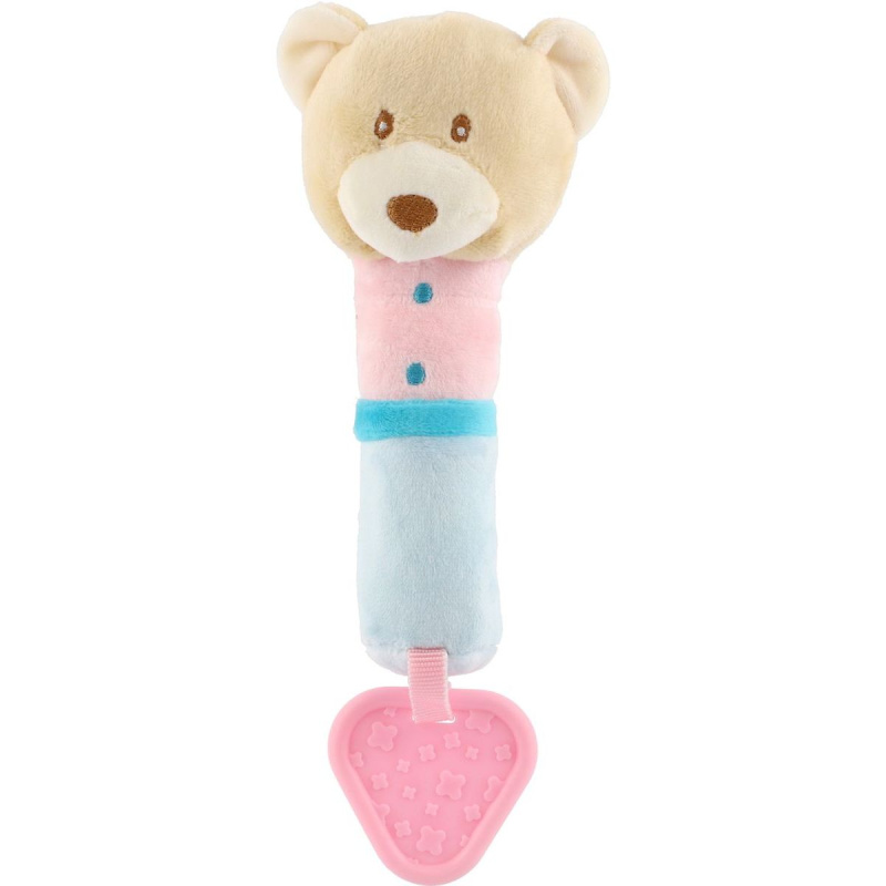 Teddies Pískátko medvěd béžové 22 cm