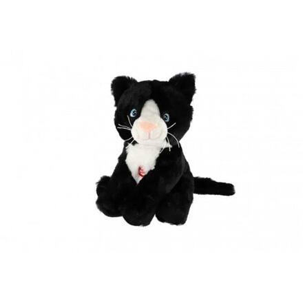 Teddies Kočka sedící se zvukem 20 cm