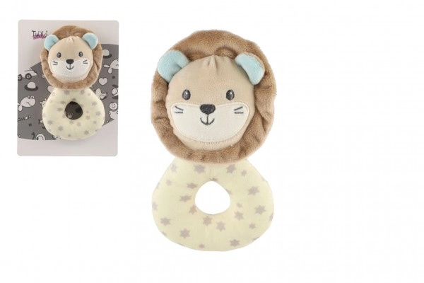 Teddies Lev chrastítko plyš 18 cm