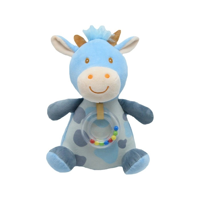 Hrací plyšová žirafa 20 cm – modrá