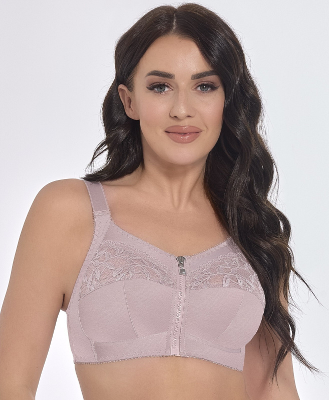 Měkká podprsenka s kosticí Viki Zuza I 586 Quartz pink 80-95 křemenná růžová 85E