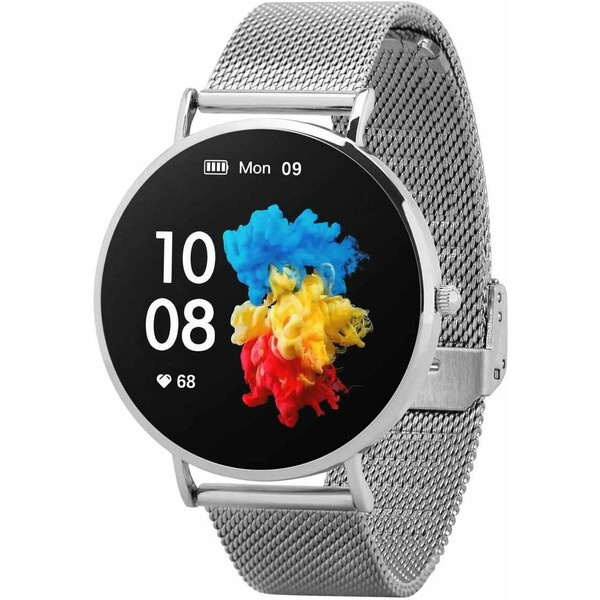 Garett Smartwatch Verona stříbrná, ocel Stříbrná