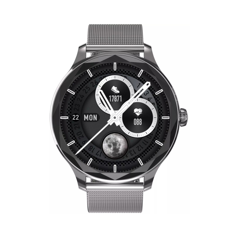 Garett Smartwatch Viva silver steel Zlatá