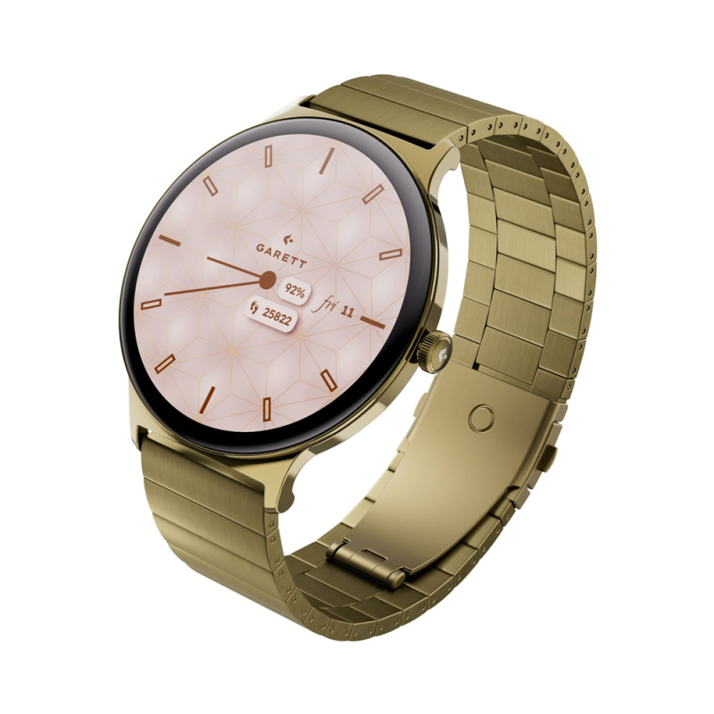 GARETT Smartwatch verona 2 zlatá gold solid steel chytré hodinky