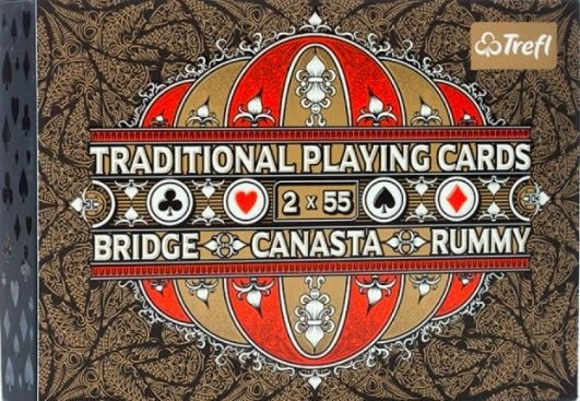 Traditional playing cards – 2 balíčky (2×55 karet)